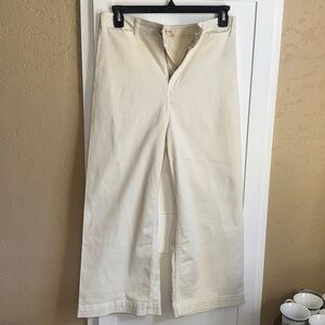 We the Free People wide leg chino crop pants 31